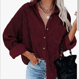 Corduroy Button Up Shirt